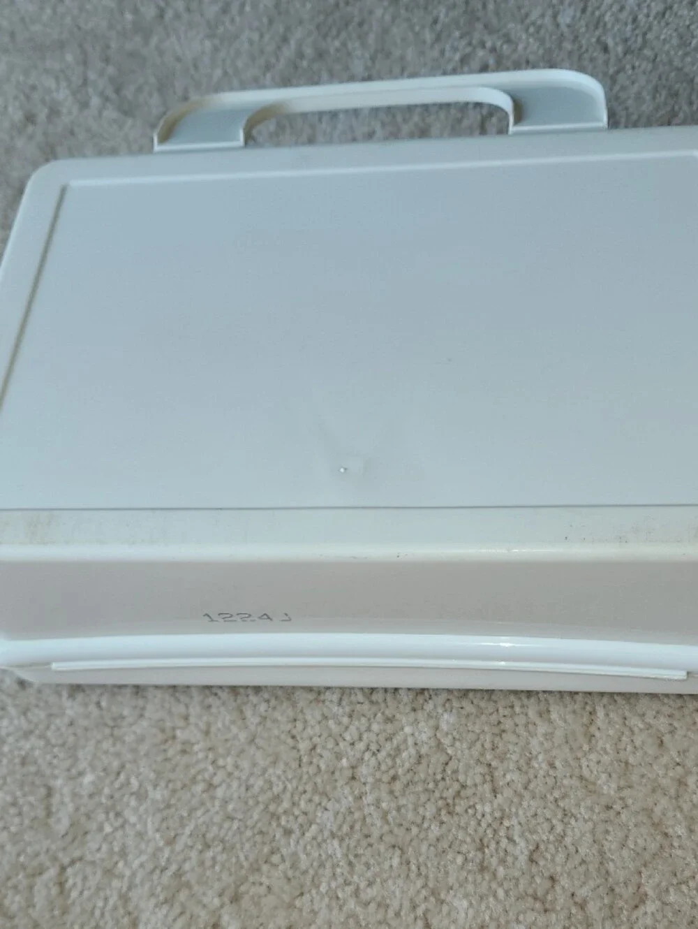 Vintage Johnson & Johnson First Aid Large Plastic Case